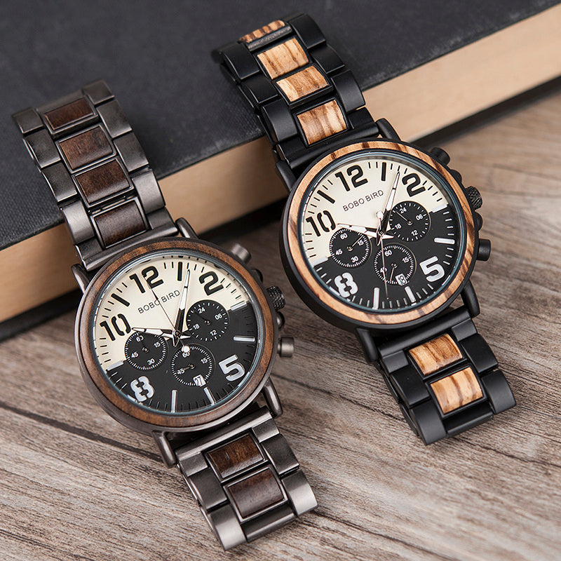 Three-eye multi-function miyota movement men's watch. was £240 now £79.99 ONLY.