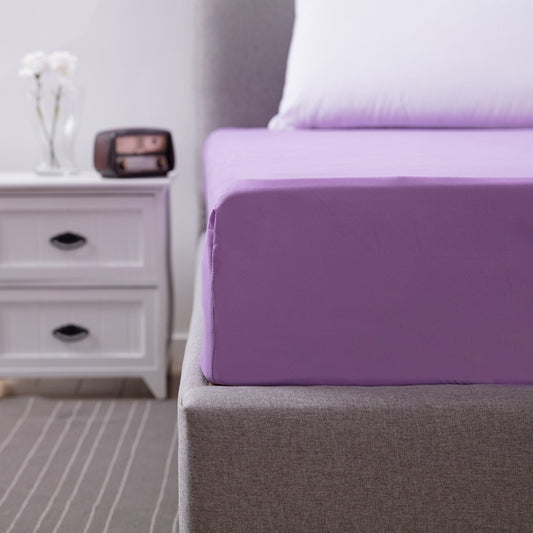 Solid Color Brushed Bed Sheet Shrimp Peel Non-balling Bed Bag Non-fading Cleaning Pad Mattress Protector