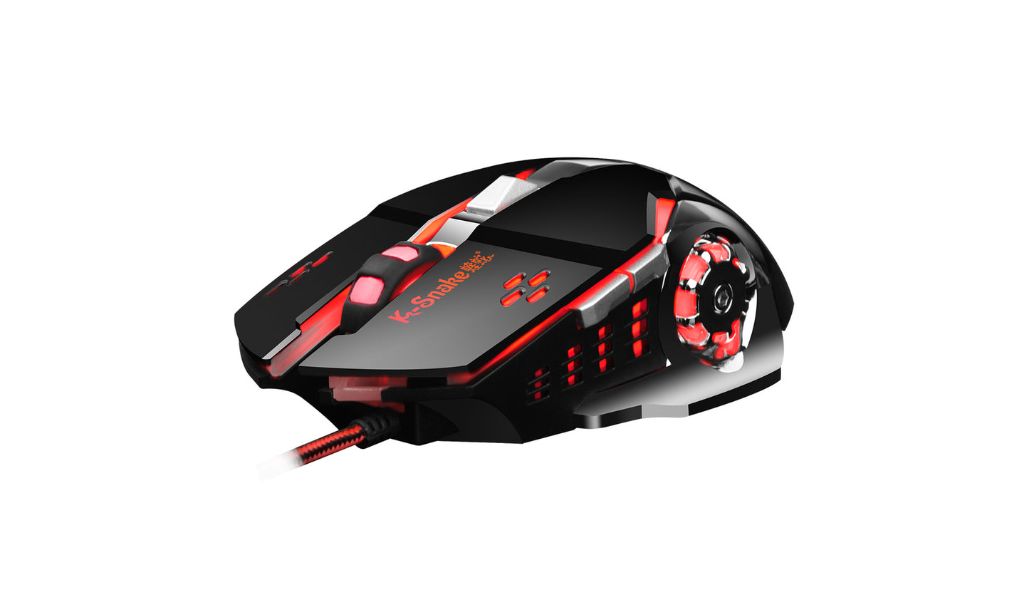 Game optical mouse USB silent light