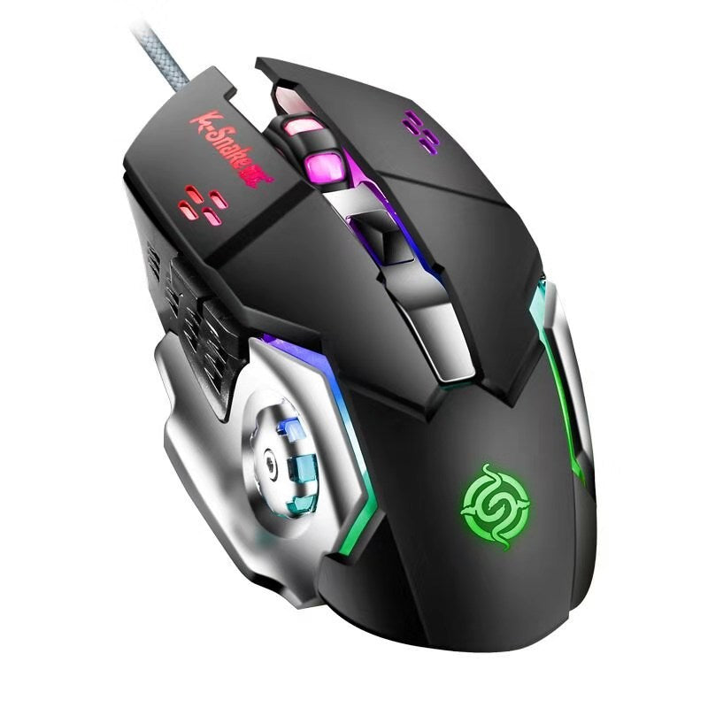 Game optical mouse USB silent light
