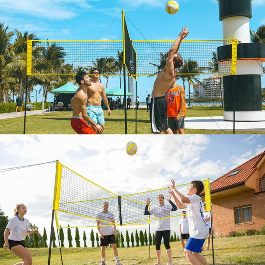 PE four sides standard volleyball net