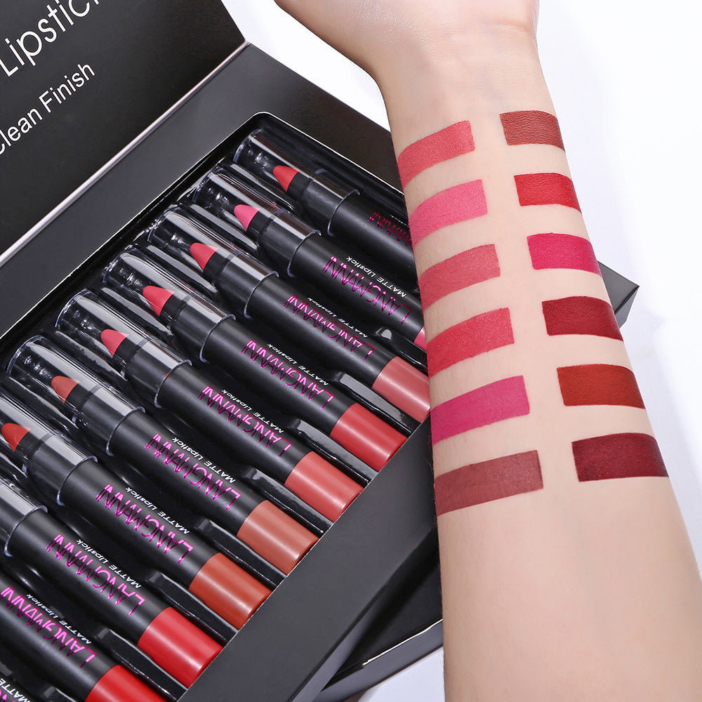 12 lipstick sets. Was £75 Now £29.99 ONLY.