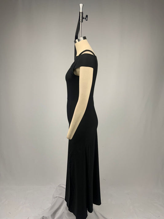 V-Neck Sexy Off-The-Shoulder Split Party Dress. WAS £30 NOW £18.99.