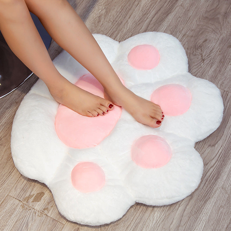 Creative Bear Paw Plush Hip Cushion Chair Cushion For Lazy People Integrated Sofa Cushion Cute Cat Paw Cushion Bedroom Floor Mat