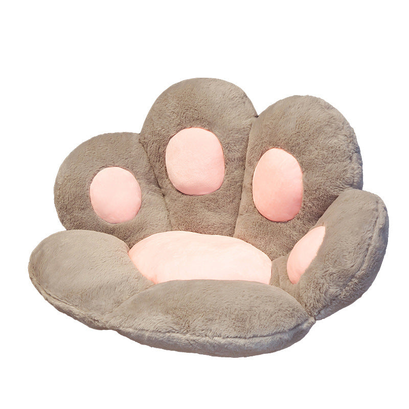 Creative Bear Paw Plush Hip Cushion Chair Cushion For Lazy People Integrated Sofa Cushion Cute Cat Paw Cushion Bedroom Floor Mat