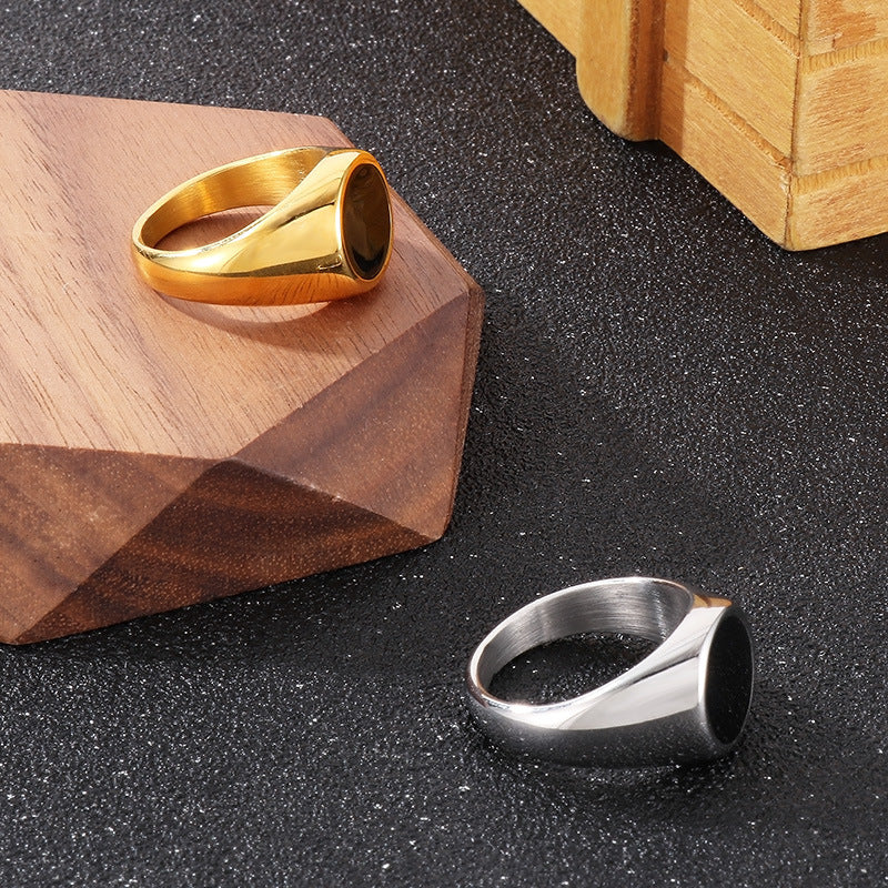 Niche Classic Fashion Polished Ring
