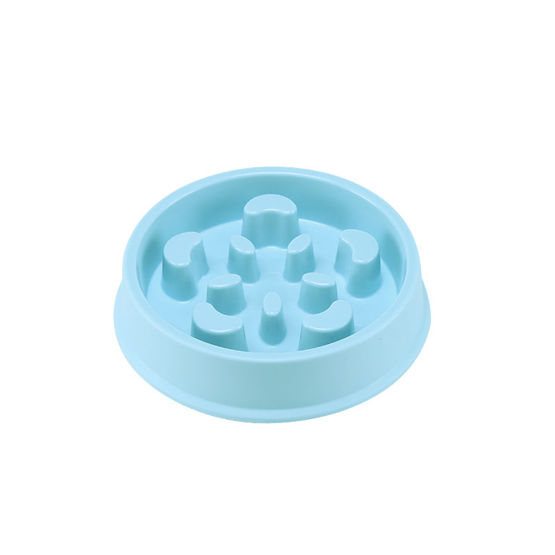 Dog Bowl Puzzle Anti-choking Single Bowl Petal Slow Food Bowl Healthy