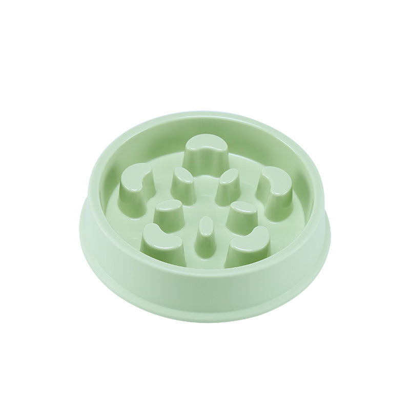 Dog Bowl Puzzle Anti-choking Single Bowl Petal Slow Food Bowl Healthy