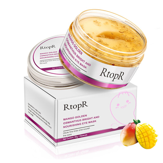 Eye Mask Mango Golden Osmanthus Bright And Nourishing Skin Care Anti-Puffiness Dark Circle Anti-Aging Treatment Mask