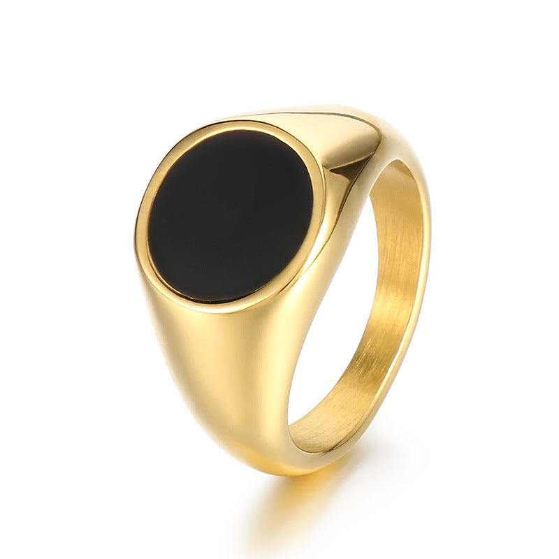 Niche Classic Fashion Polished Ring
