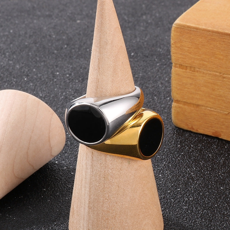 Niche Classic Fashion Polished Ring
