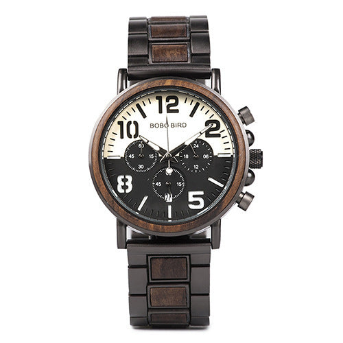 Three-eye multi-function miyota movement men's watch. was £240 now £79.99 ONLY.