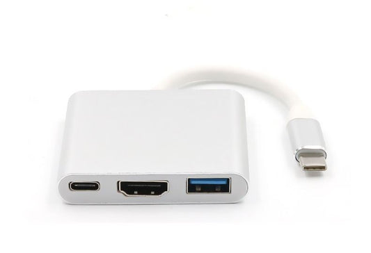 4 In1 USB Type-C 4K/2K HD RJ45 Hub PD Charger Converter Lan Adapter