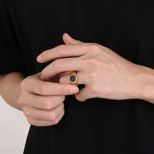 Niche Classic Fashion Polished Ring