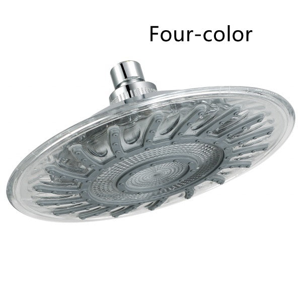 Colorful LED With Four Colors And 8 Inches Shower Head