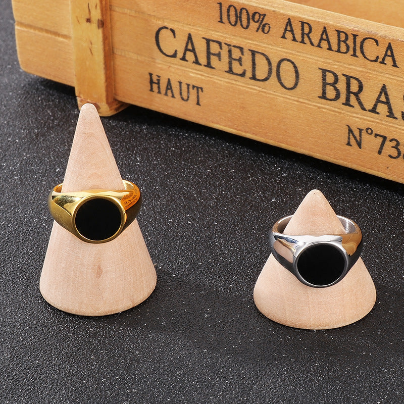 Niche Classic Fashion Polished Ring