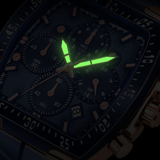 Seven Needle Steel Belt Non - Mechanical Waterproof Men. Was £50 Now £34.99 ONLY.