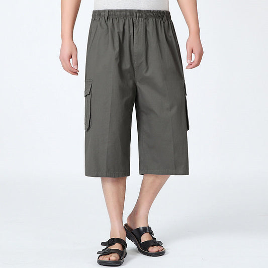 Summer Cotton Cargo Shorts