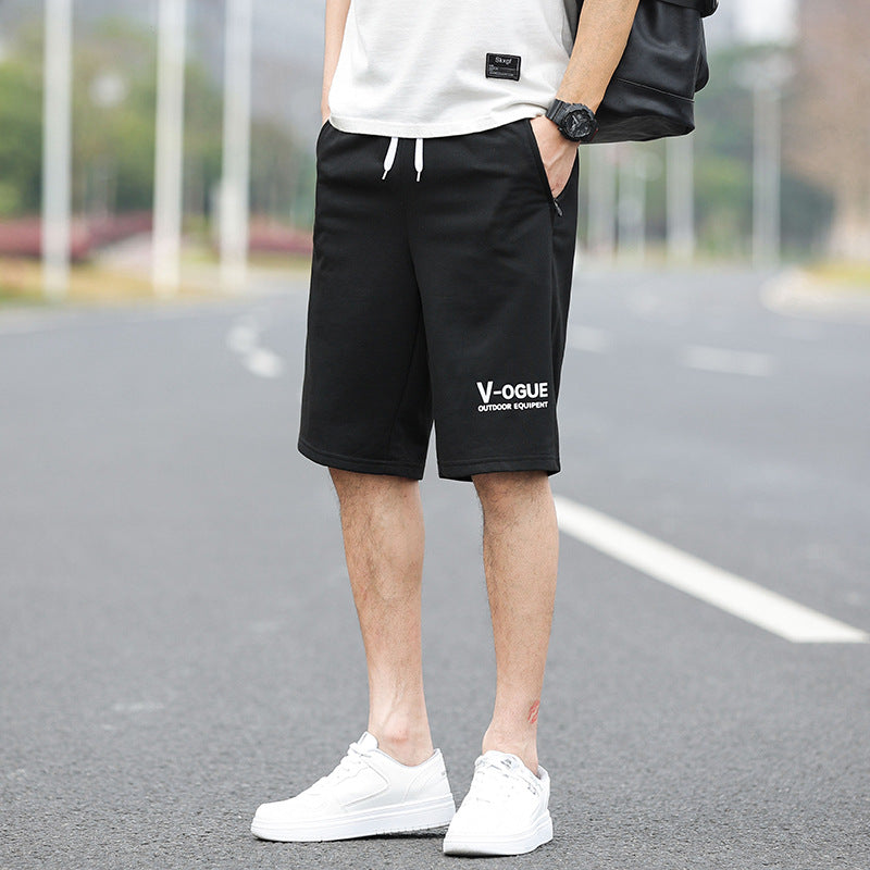 Summer Thin Casual Shorts Men's Loose Five-point