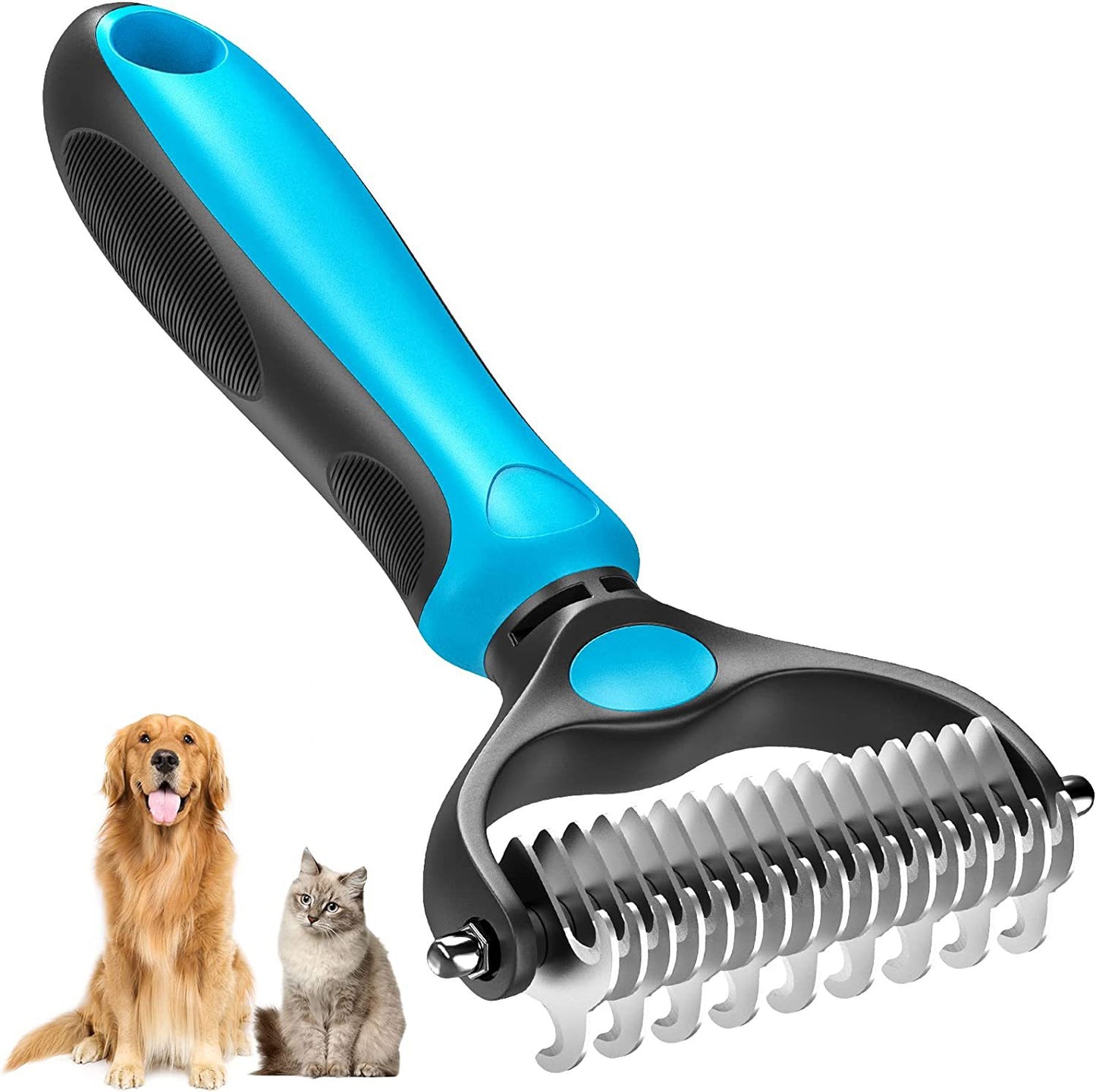 Pet Knotting Comb Dog Knotting Knife Hair Removal Nail Rake Comb Stainless Steel Dog Comb Long-haired Cat And Dog Special