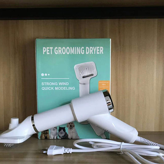 Pet Hair Comb Pet Hair Dryer Dog Cat Hair Dryer Electric Cleaning Beauty Pet Comb Hot Air Comb