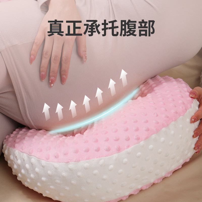 Maternity Pillow Waist Support Side Sleeping Pillow Multifunctional U-shaped Pillow Sleeping Supplies Pillow Belly Support Side Sleeping Pillow Sleeping Cushion Polyester Cotton