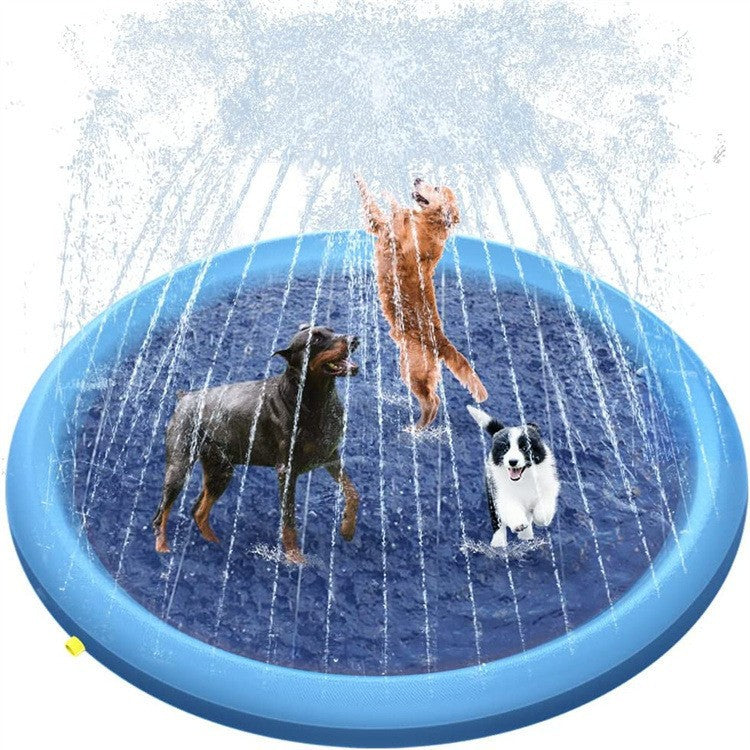 Pvc Dog Water Spray Pad 100 150 170 200cm Thick Water Spray Pad