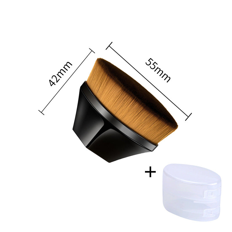New No. 55 Foundation Brush Flat Head No Trace No Powder Makeup Brush Petal Net Red Magic Foundation Brush Super Soft