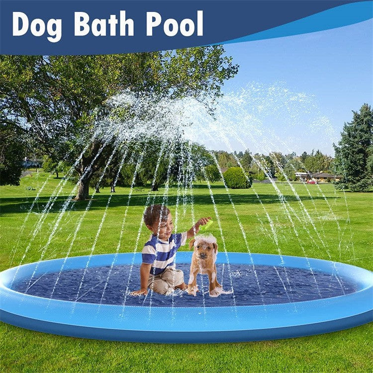 Pvc Dog Water Spray Pad 100 150 170 200cm Thick Water Spray Pad