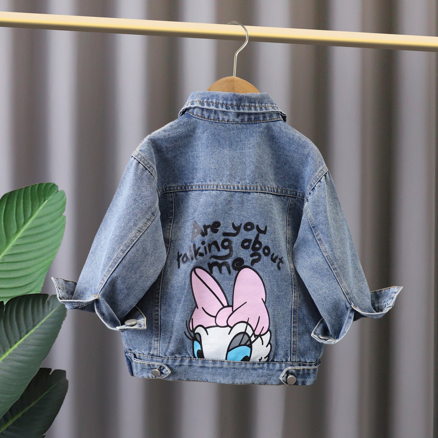 Girls' Denim Coat 2024 New Style Baby Girls' Clothes Western Style Spring And Autumn Clothes Baby Children's Autumn Coat Foreign Trade