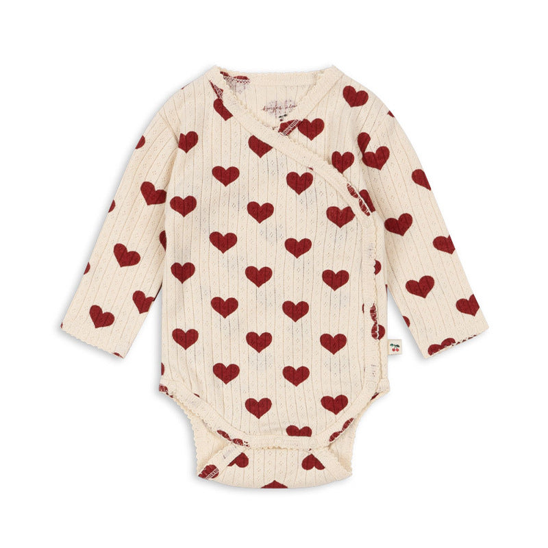 Baby's Long Sleeve Bag Fart Clothes 2025 Spring And Summer Denmark KS Same Love Newborn Body Clothes Baby's Home Climbing Clothes