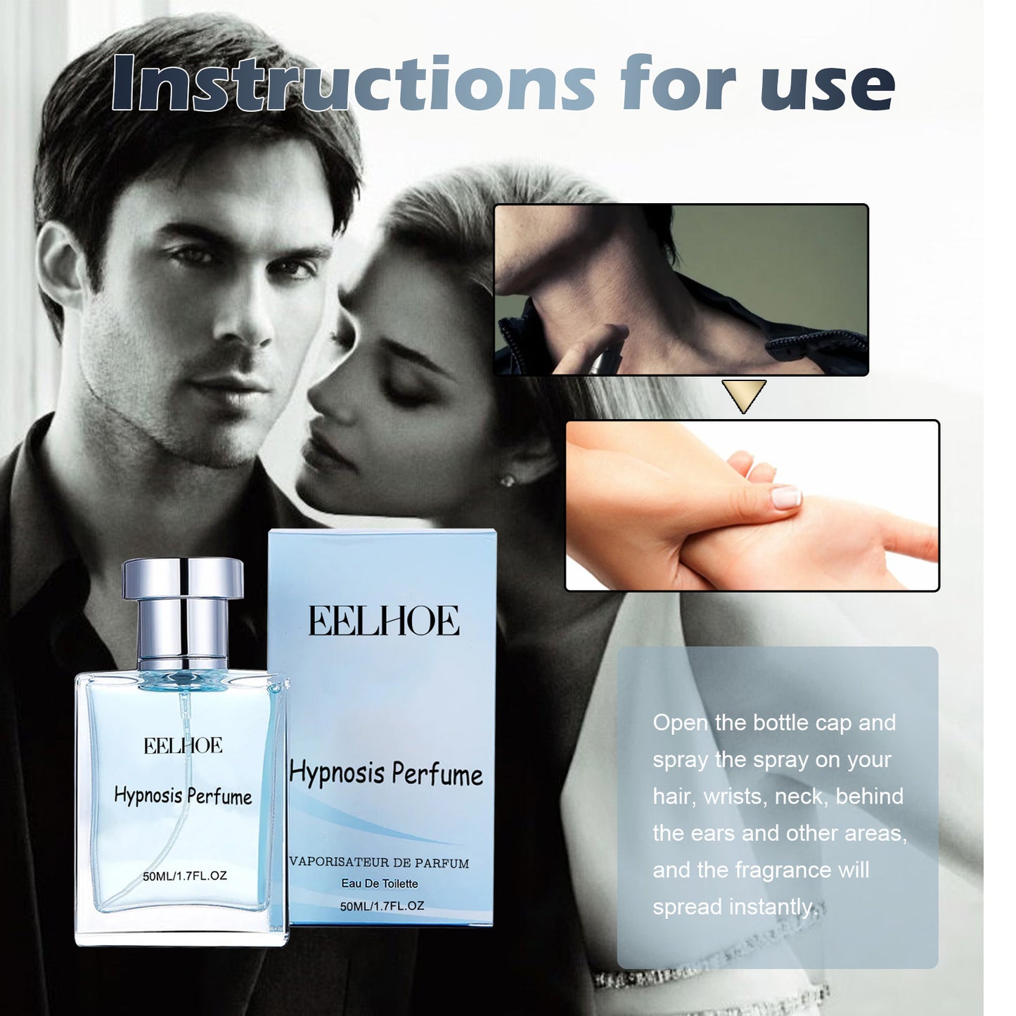 Men's Charm Perfume Natural Odor Removal