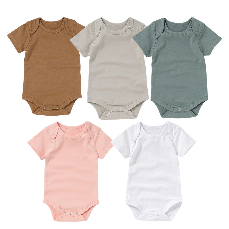 Cross-border Selling Foreign Trade Climbing Clothing GOTS Certification Organic Cotton Baby Jumpsuit Climbing Clothing Baby Bag Fart Clothing