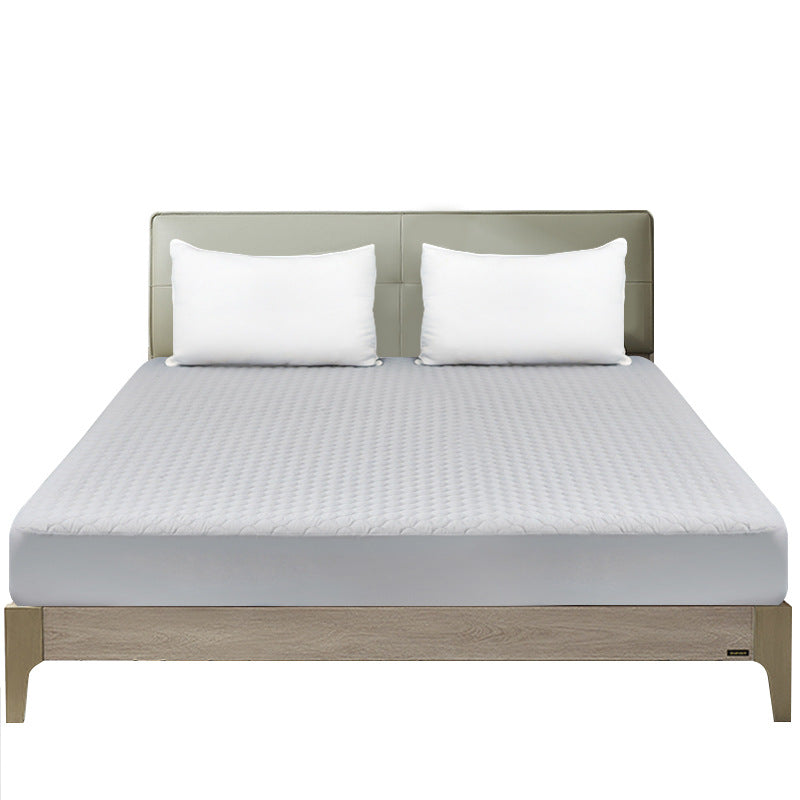 Frosted Cloth Embossed Waterproof Bed Hat Skin-friendly Breathable Mattress Protective Cover Woven Anti-mite Mattress Cover