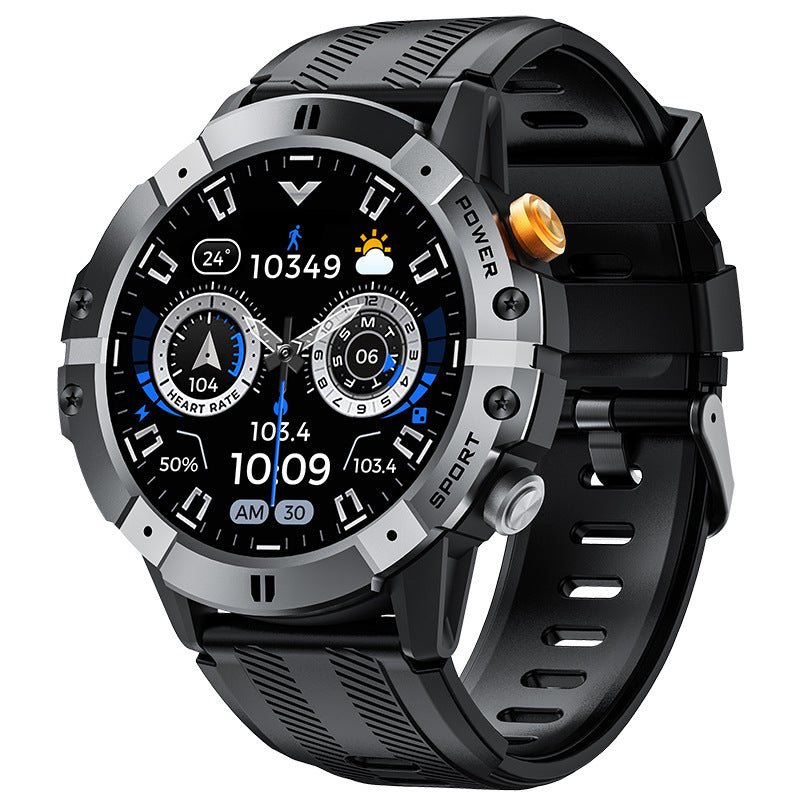 New C29 Bluetooth Call Smart Watch Outdoor Three-proof Blood Pressure Sports 1.52inch Round Screen Men's Watch