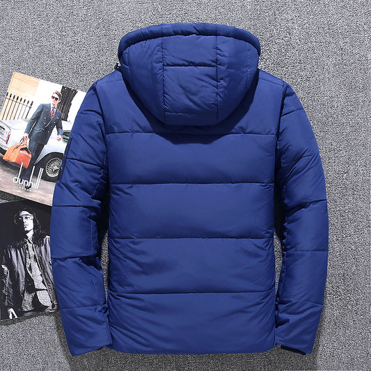 White Duck Down Hooded Space Crowd