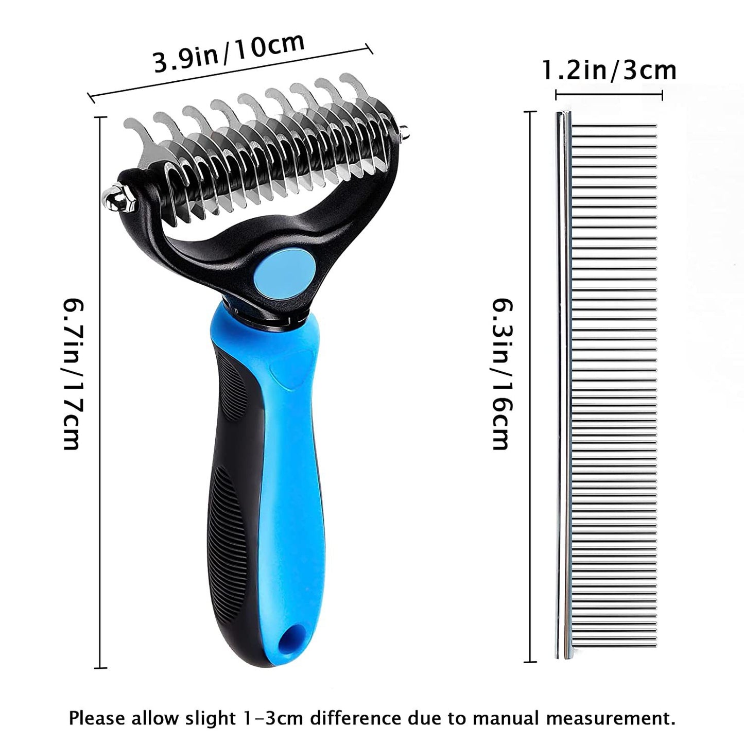 Pet Knotting Comb Dog Knotting Knife Hair Removal Nail Rake Comb Stainless Steel Dog Comb Long-haired Cat And Dog Special