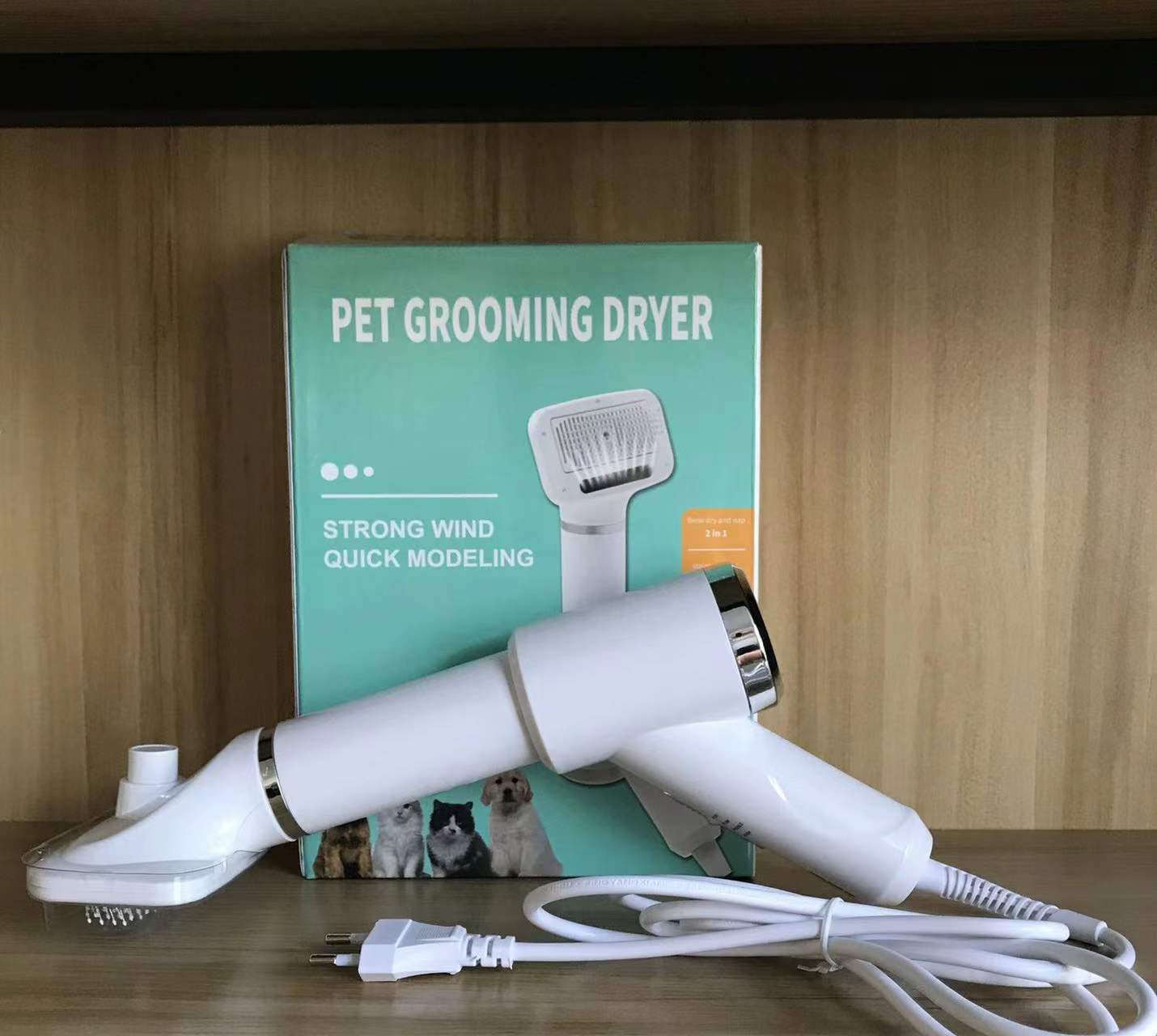Pet Hair Comb Pet Hair Dryer Dog Cat Hair Dryer Electric Cleaning Beauty Pet Comb Hot Air Comb