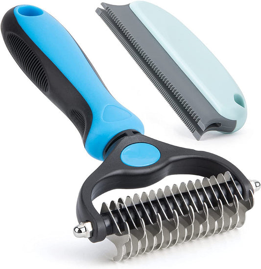 Pet Knotting Comb Dog Knotting Knife Hair Removal Nail Rake Comb Stainless Steel Dog Comb Long-haired Cat And Dog Special