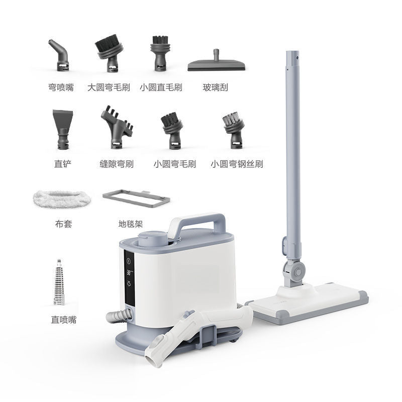High Temperature Steam Cleaning Machine Degerm And Oil Stain Removal Household Kitchen Toilet Fume Equipment Air Conditioning Cleaning Mop