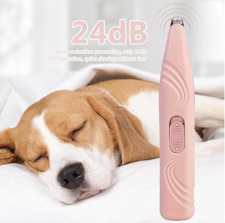 Factory Wholesale Dog Cat Foot Shaving Device Pet Foot Shaving Artifact Electric Clipper Dog Hair Trimmer
