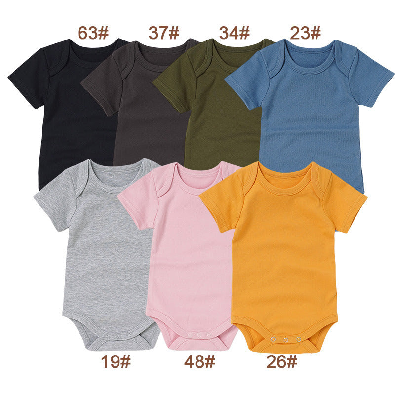 Cross-border Selling Foreign Trade Climbing Clothing GOTS Certification Organic Cotton Baby Jumpsuit Climbing Clothing Baby Bag Fart Clothing