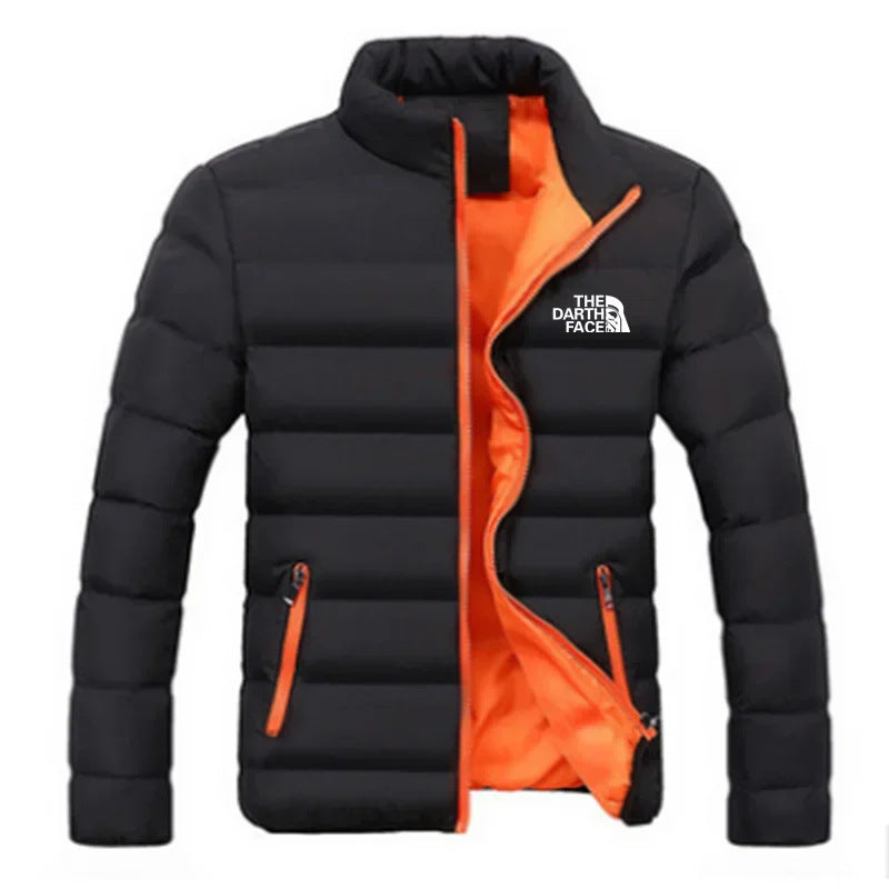 Korean Style Cotton-padded Jacket Winter Cotton-padded Coat Men's Coat Korean-style Slim-fit Mid-length Trendy Casual Thickened Down Jacket Warm