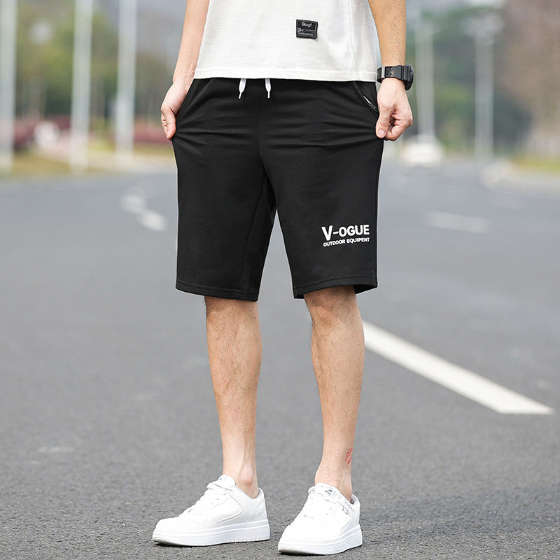 Summer Thin Casual Shorts Men's Loose Five-point