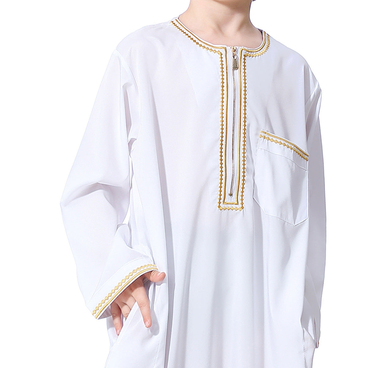 2023 Boys Robe Foreign Trade New Children Middle East Teenagers Boys Robe AliExpress One-piece Delivery In Stock