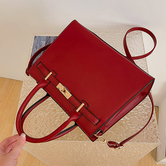 High-grade Bag Large Capacity Women's 2024 New Red Wedding Bag Handbag Elegant Mother Wedding Bride Red Envelope