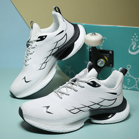 Sneaker PU Leather Composite Bottom Casual And Lightweight Running Shoes