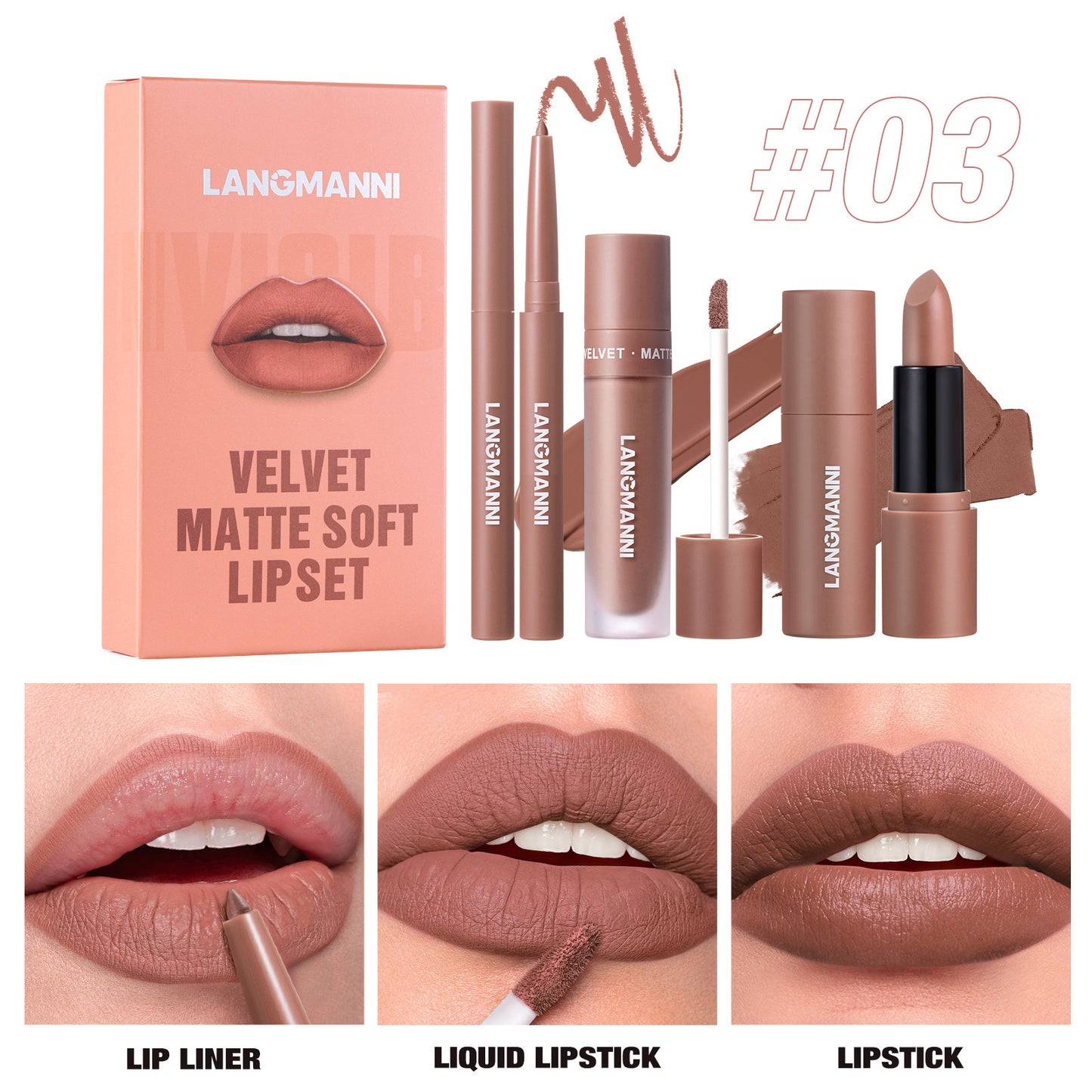 Six-color Lip Suit Liquid