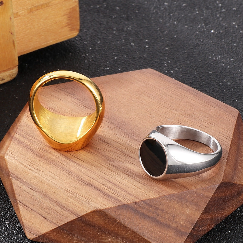 Niche Classic Fashion Polished Ring
