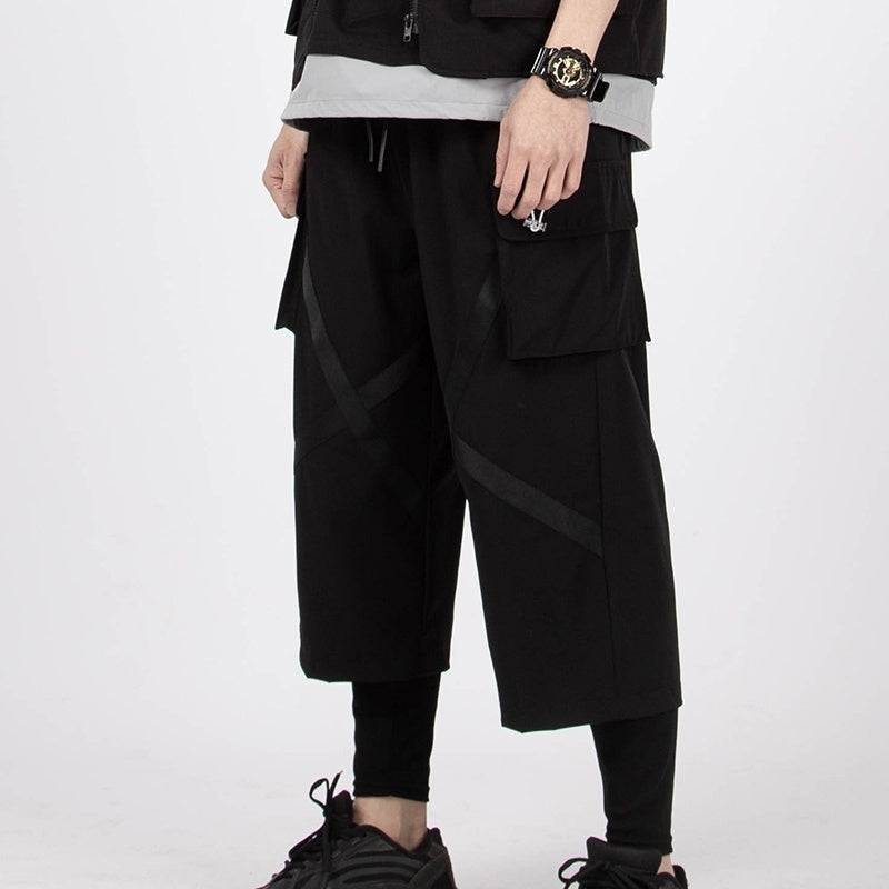 Sagging Straight Leg Wide Leg Pants Cropped Pants. Was £110 Now £44.99 Only.